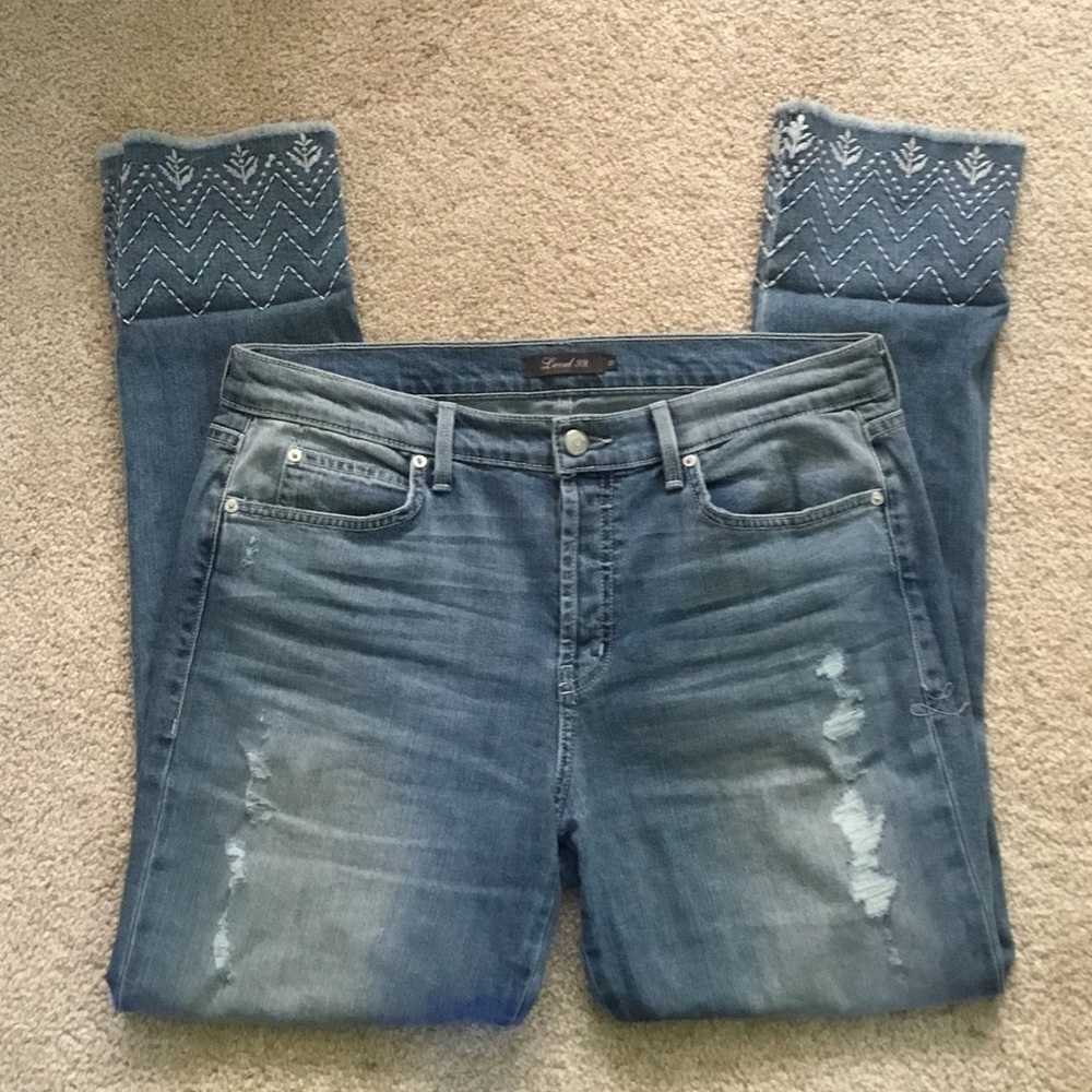 Level 99 Embroidered Jeans